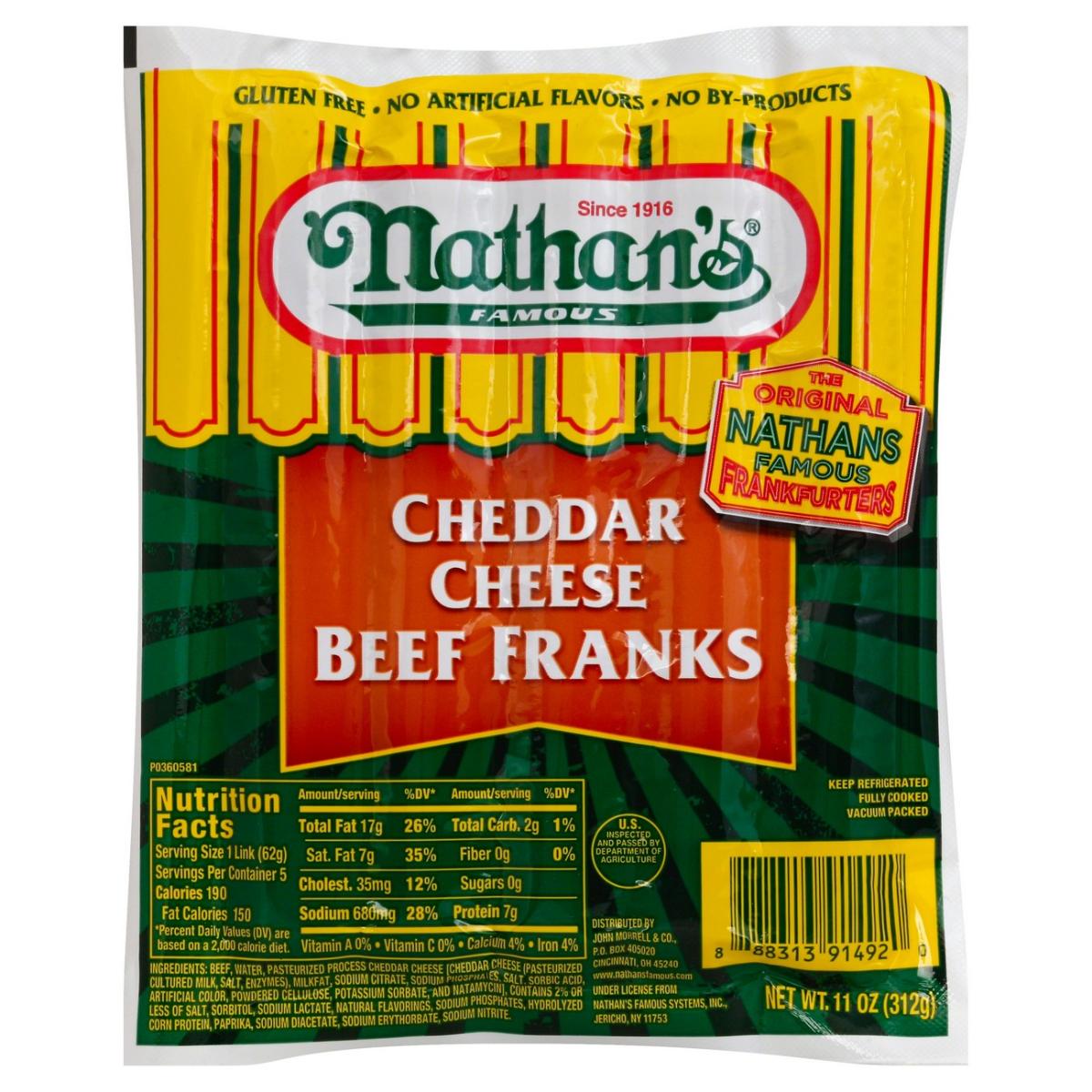 CHEESE BEEF FRANKS