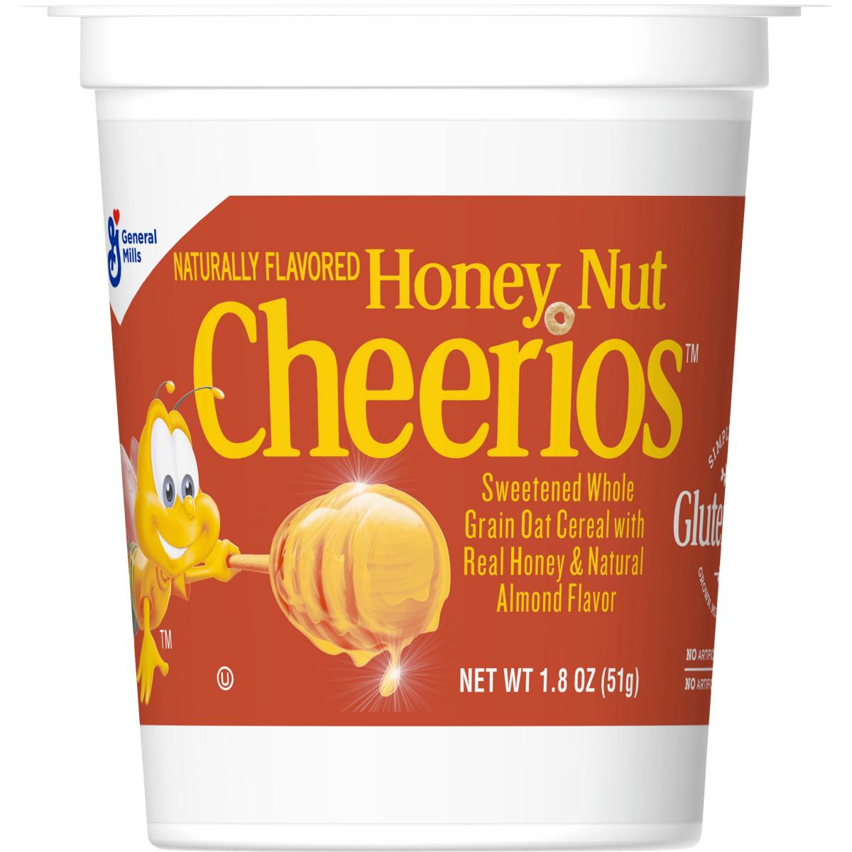 HONEY NUT CHEERIOS CEREAL CUP