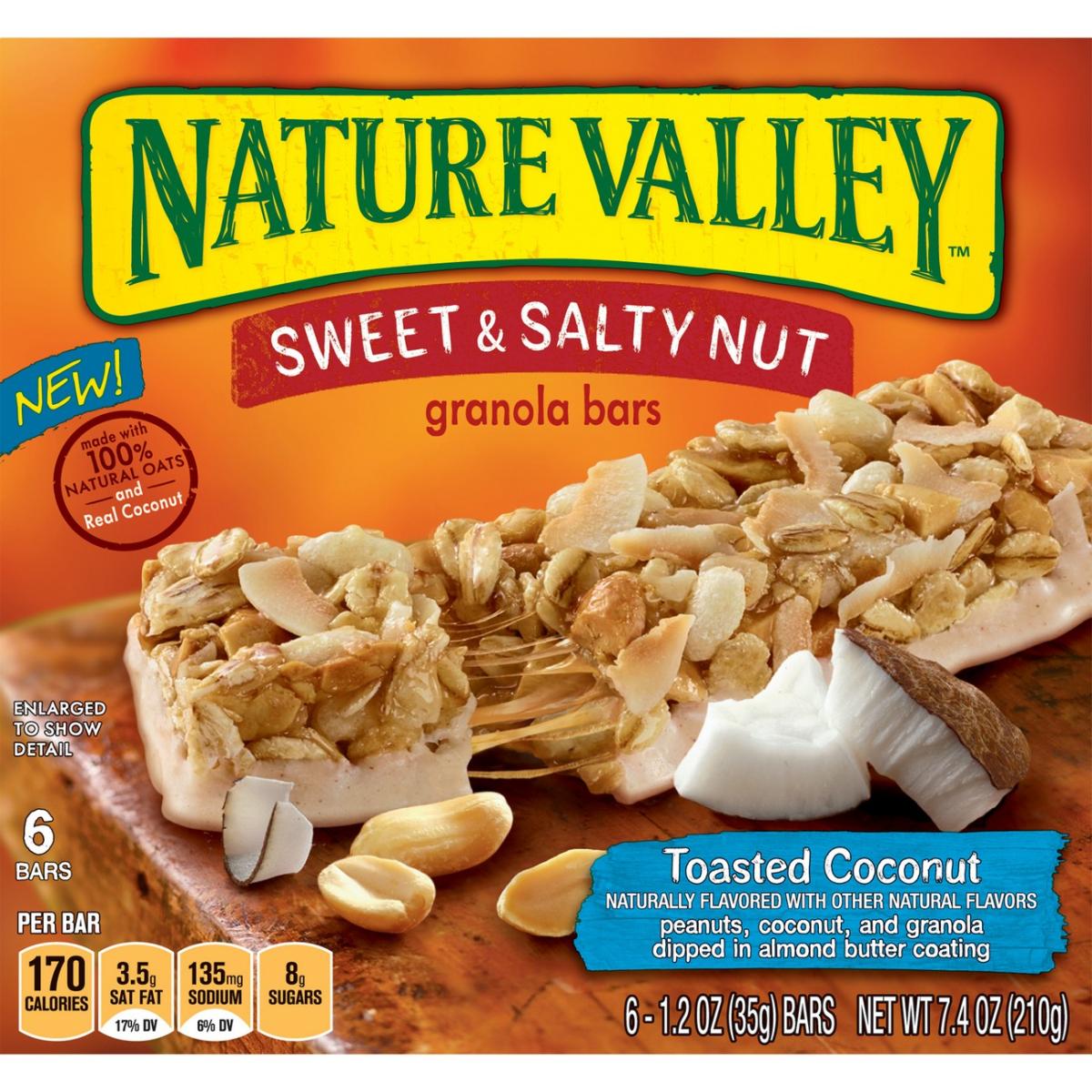 SSN GRANOLA BAR TSTD COCONUT